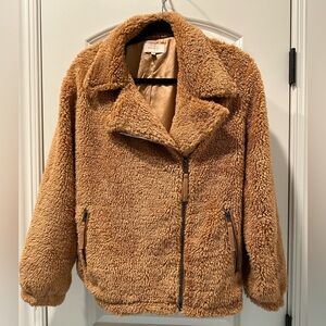 Vici Skies Are Blue Small Brown Teddy Jacket